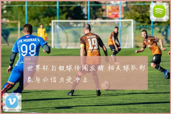 世界杯打假球传闻发酵 相关球队形象与公信力受冲击